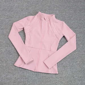 Sports Coat Women's Shirt Yoga Slim Long Sleeve Fast Running Thin Pilates Fitness Suit Top Clothing